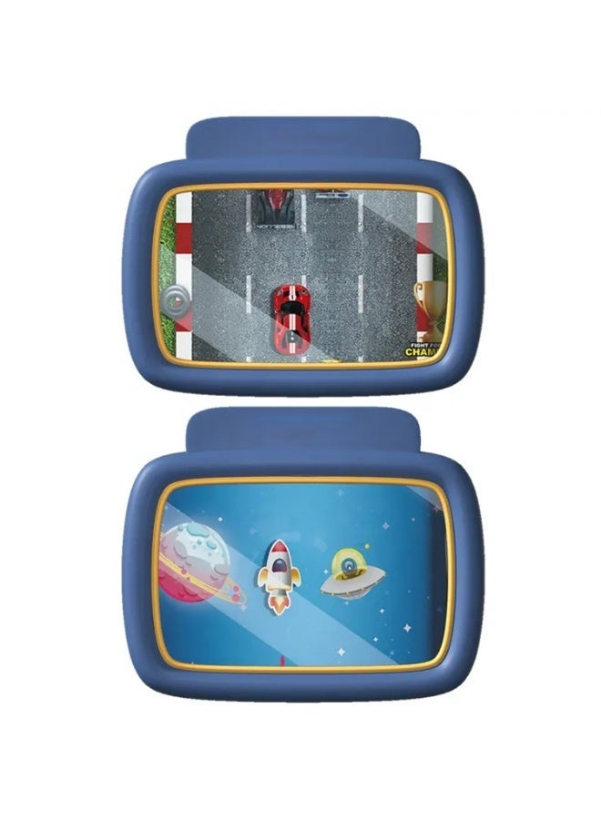 Twisoo Electric Kids Racing Spaceship Adventure Toy, Interactive Steering Wheel Driving Game with Lights Sound, Puzzle Car Racing Joystick Controller Educational Toy for Babies Toddlers - Image 2